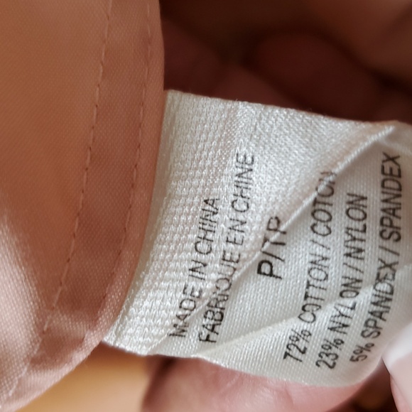 Theory women’s Peach long sleeve Button-Up blouse Size P new without tags - Picture 8 of 9